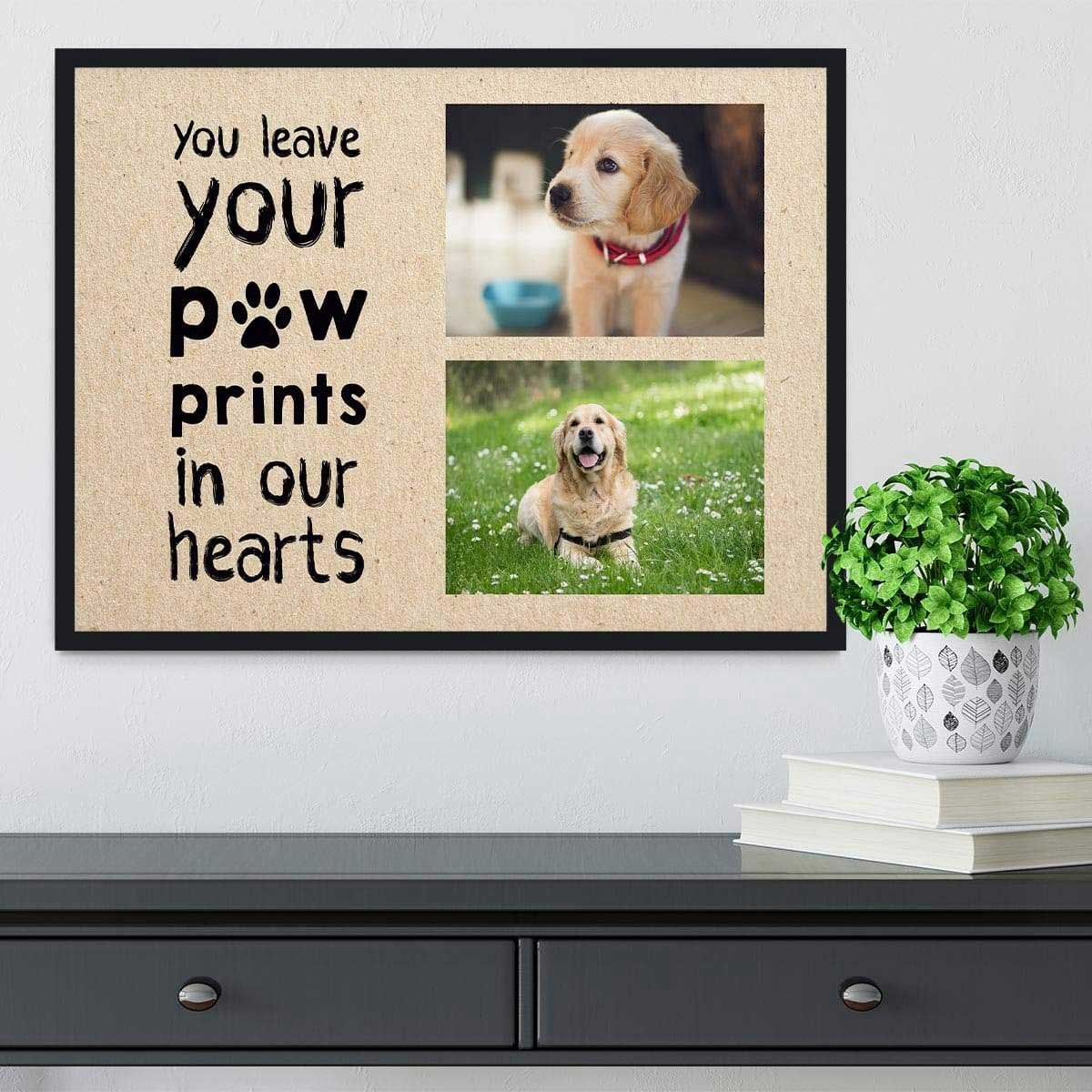 Your Paw Prints Framed Print