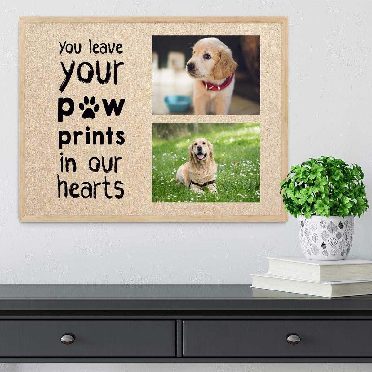 Your Paw Prints Framed Print